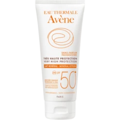 Avène Eau Thermale Avene Solare Latte Schermo Minerale Spf 50+ 100 Ml