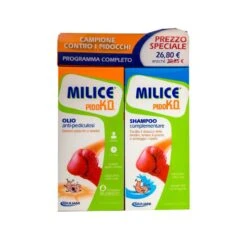 Milice PidoKO Kit Trattamento Antipidocchi Olio + Shampoo + Pettine